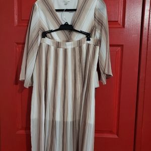 Skirt and shirt matching set